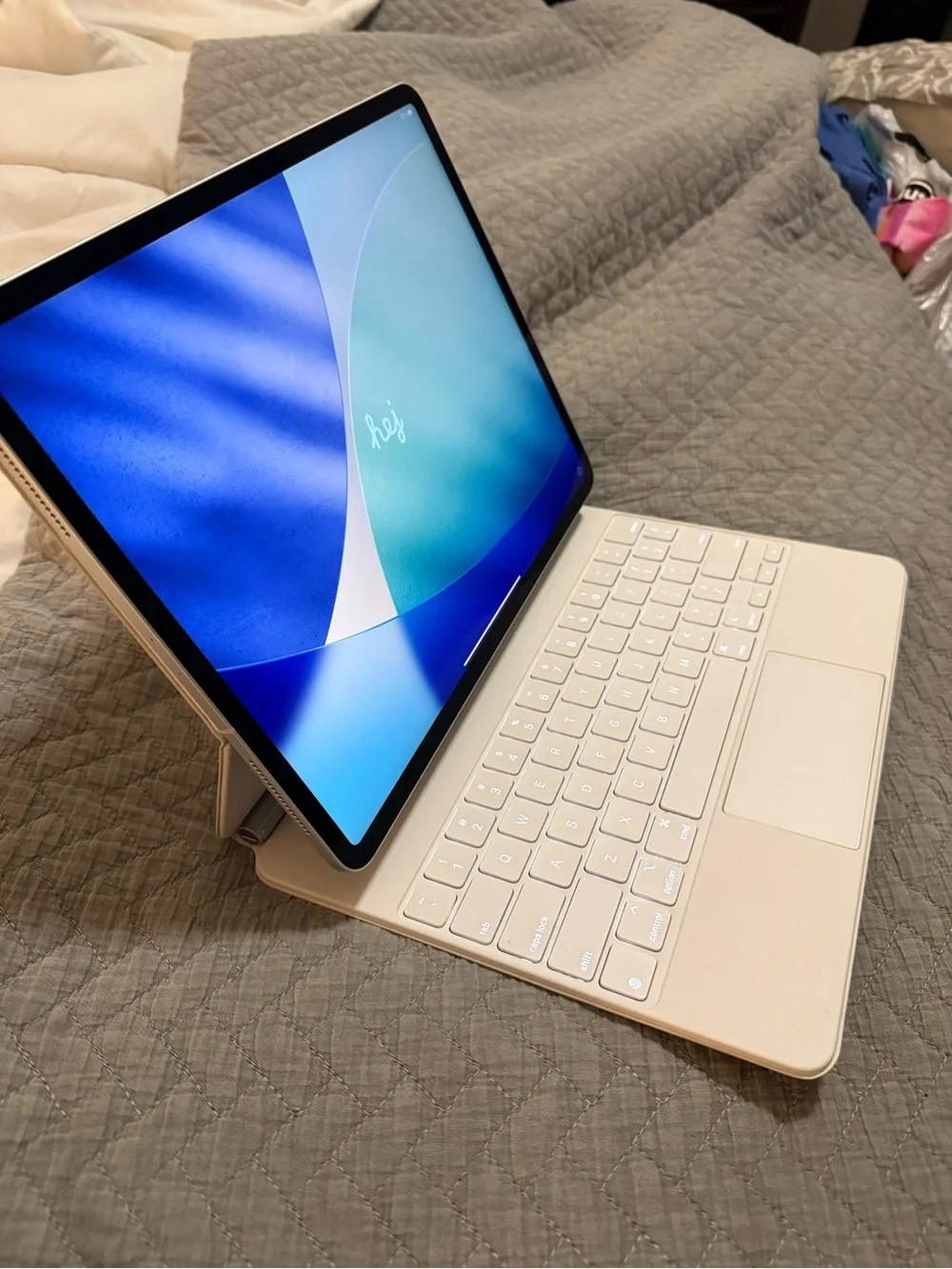 2020 4th GEN Apple iPad 12.9 PRO 256G wireless plus cellular and Apple Magic Key
